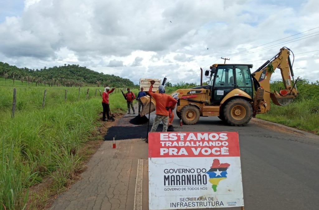 Governo do MA recupera vias afetadas pelas fortes chuvas