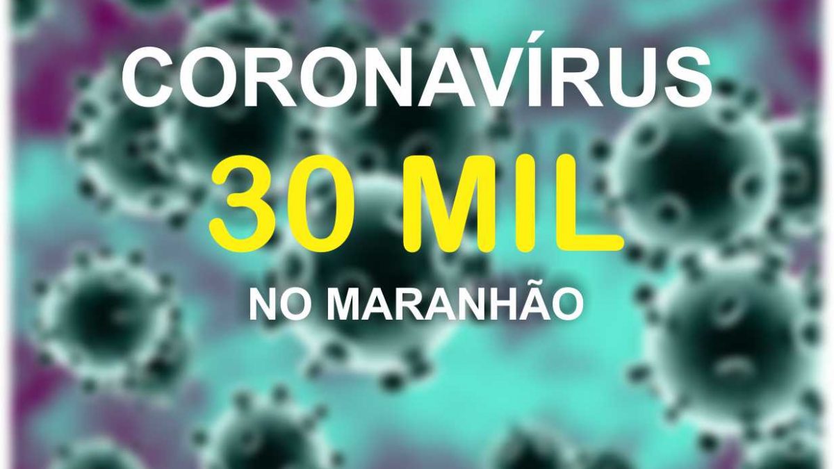 Maranhão passa da marca de 30 mil infectados por coronavírus