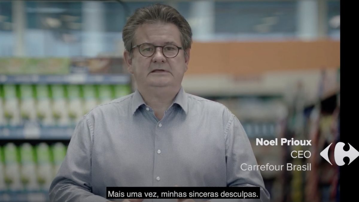 CEO do Carrefour lamenta a morte de João Alberto