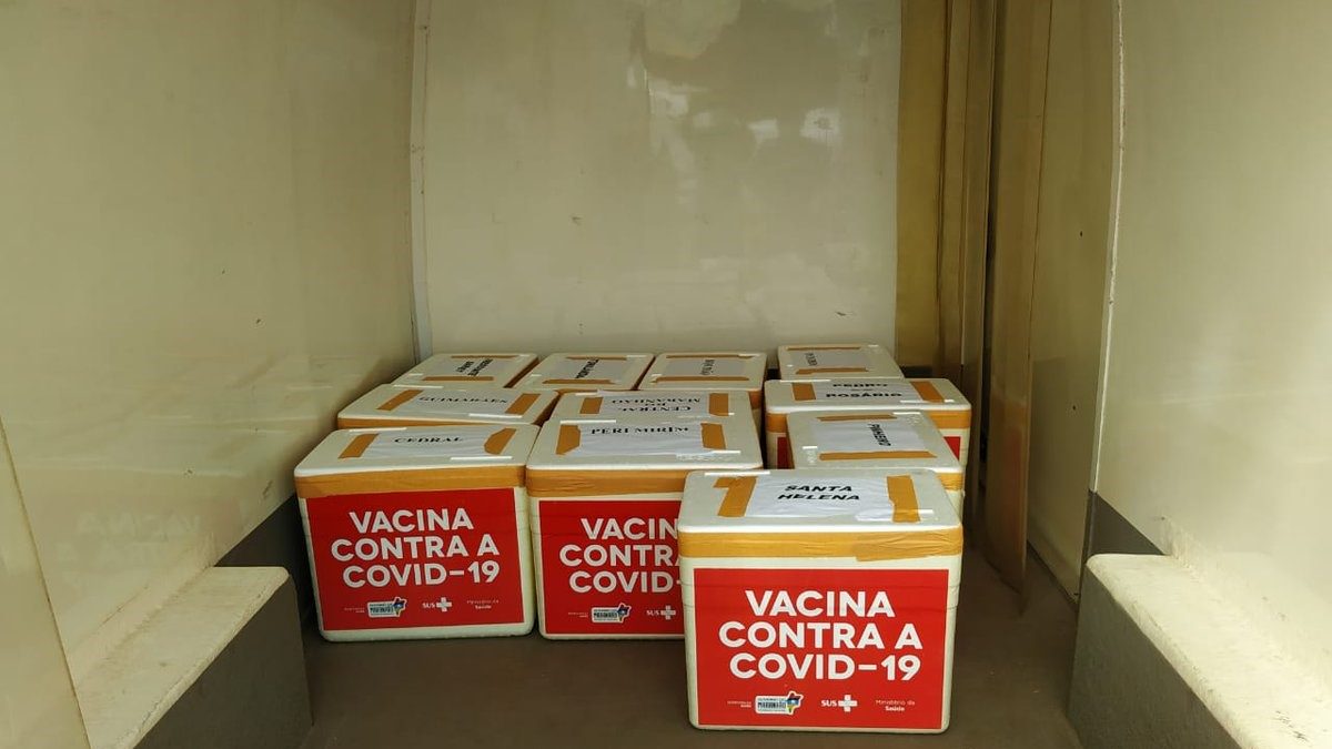 Cantanhede recebe lote com 130 doses da vacina contra covid-19