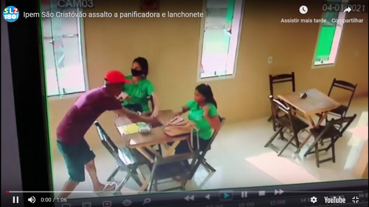 Panificadora é assaltada no Ipem São Cristovão; Veja vídeo