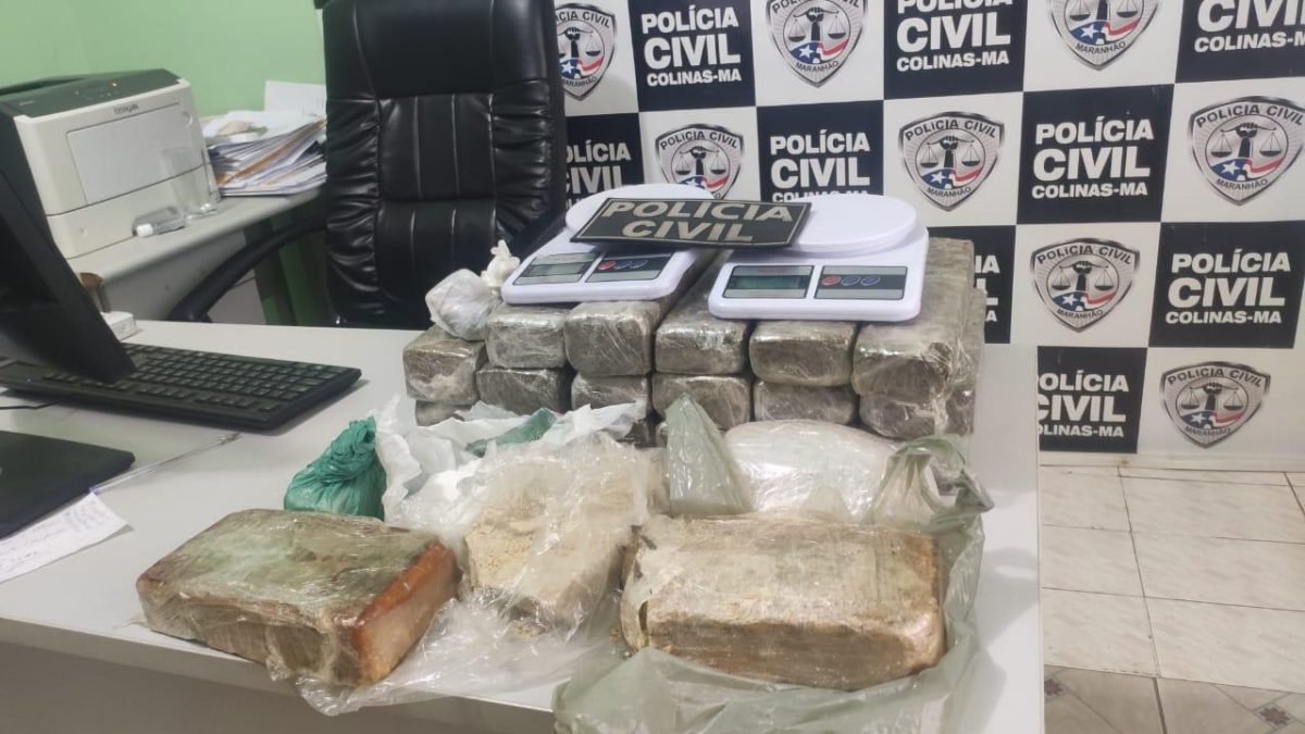 Polícia Civil prende suspeita de tráfico e apreende grande quantidade de drogas em Colinas