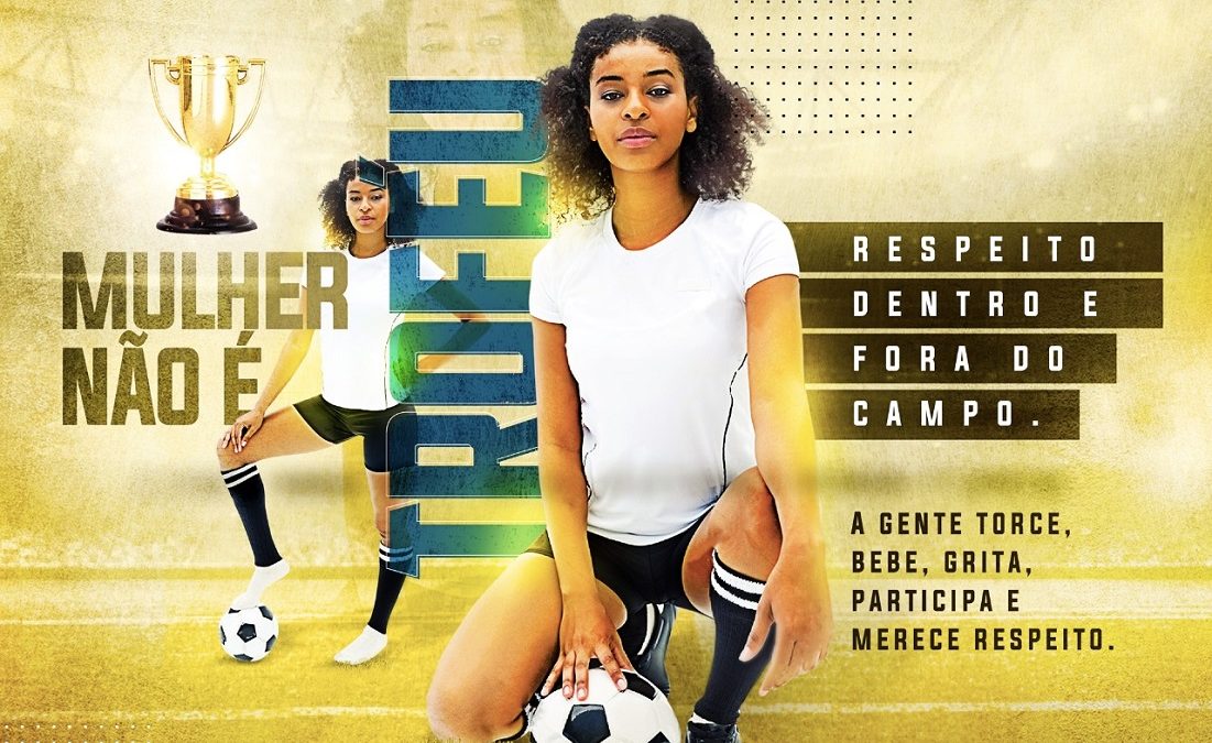 Campanha “Mulher Não É Troféu: Respeito Dentro e Fora de Campo” incentiva igualdade de gênero no esporte