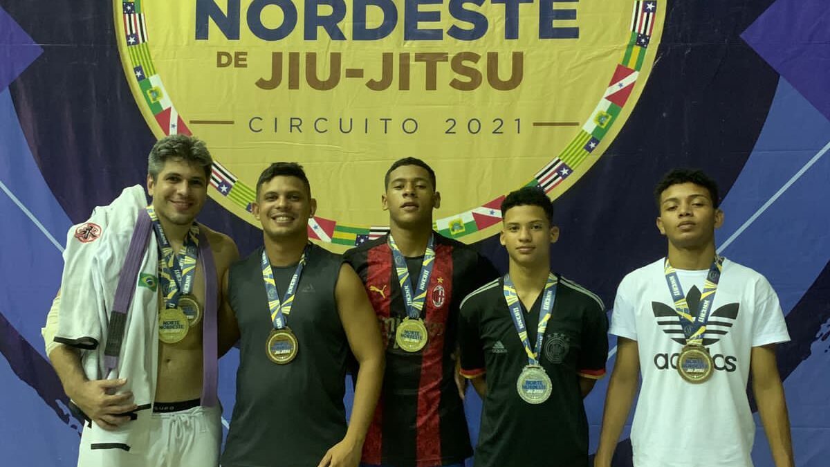 Atletas do projeto Luta Pela Vida ganham seis medalhas no campeonato Norte/Nordeste de Jiu-Jitsu