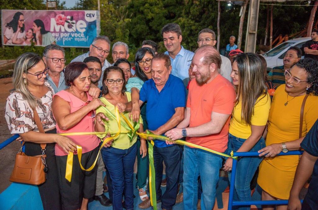 Othelino e Ana Paula participam da inauguração do novo Cais de Parnarama