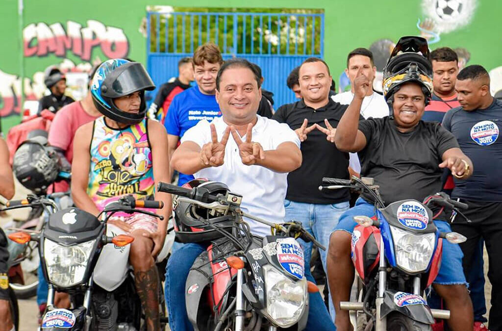 Weverton Rocha se reúne com motociclistas e mototaxistas do Coroadinho