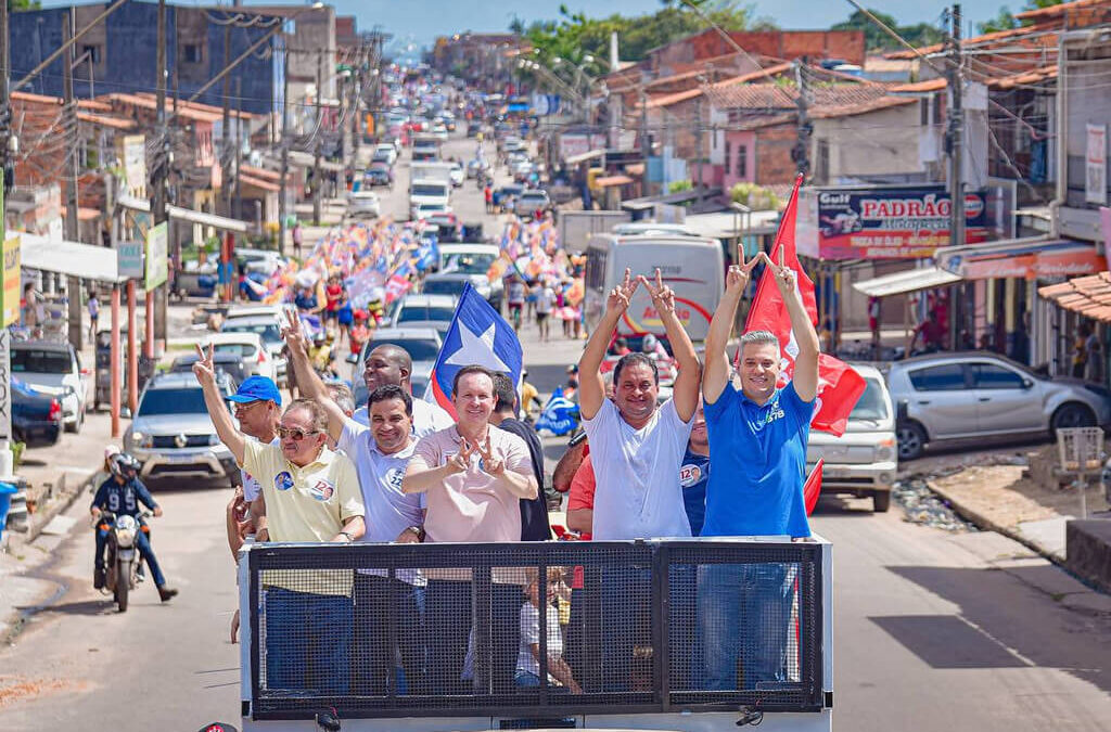 Weverton Rocha comanda grande carreata em São Luís