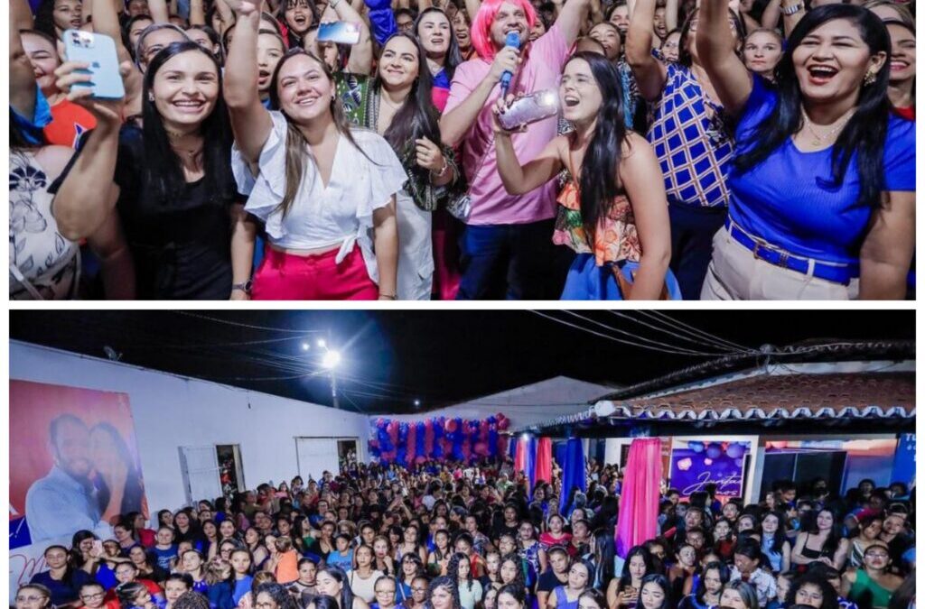 Tuntum: mais de 3 mil mulheres participam de evento em apoio a Fernando Pessoa